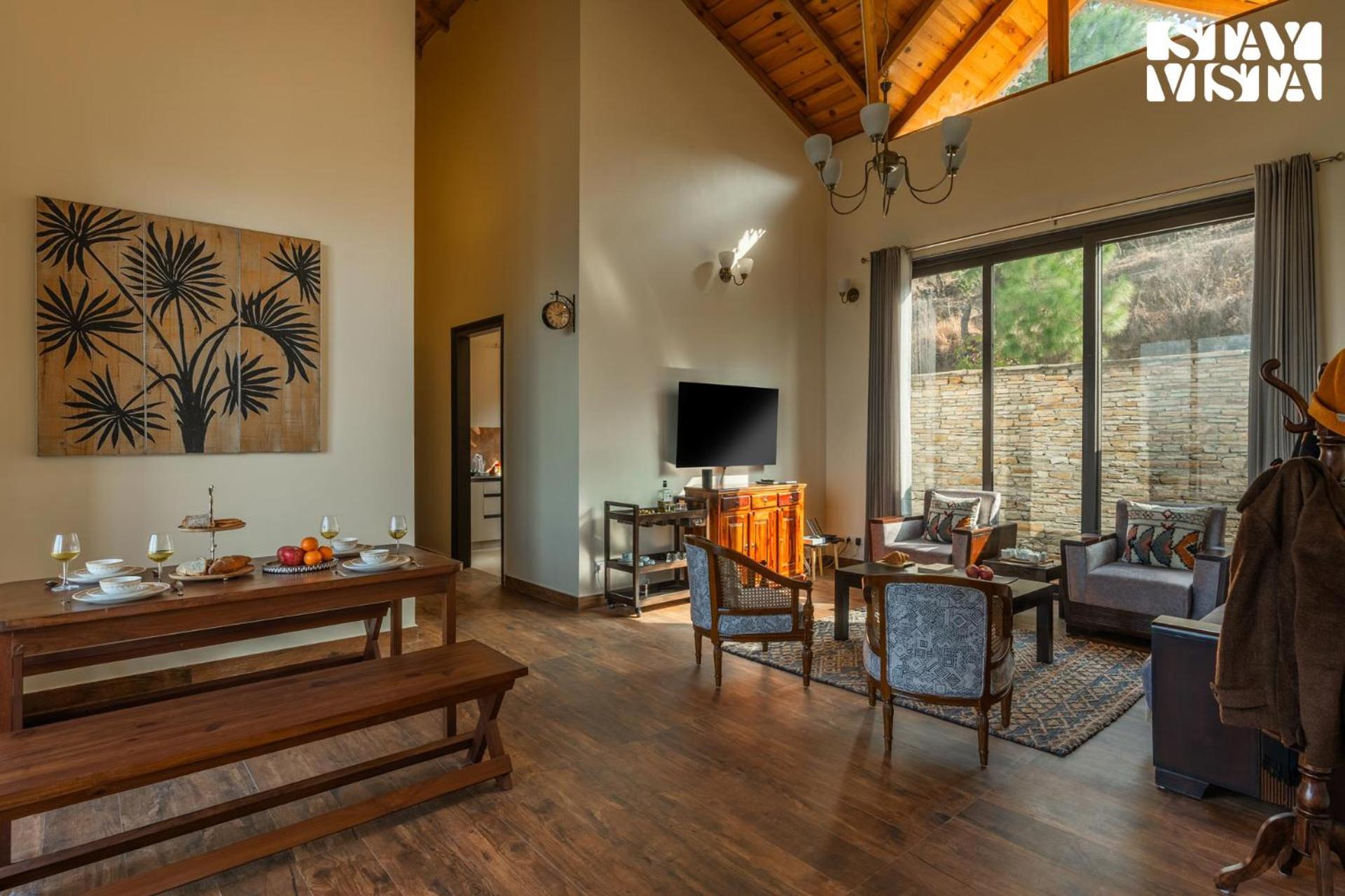 Stayvista At Amulyam Villa With Lawn & Bonfire Mukteshwar Exteriér fotografie